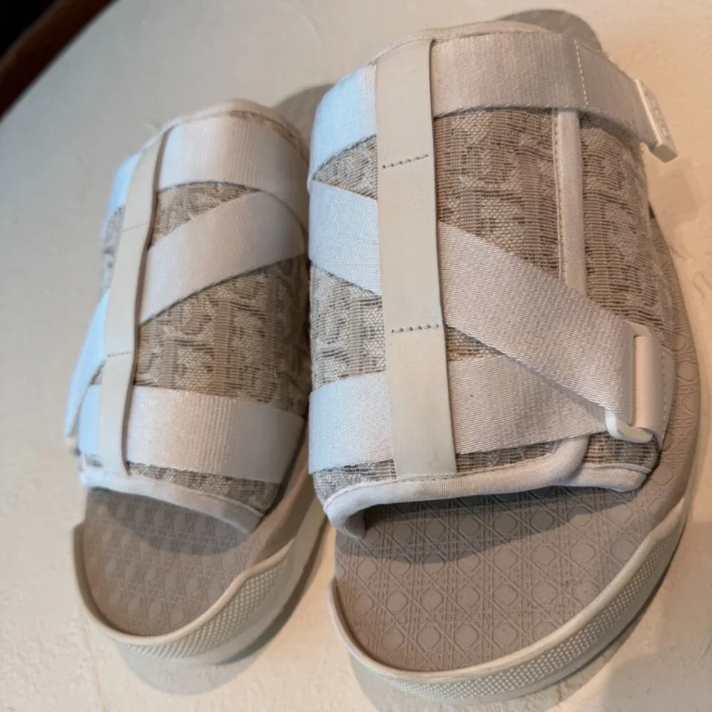 Dior Alpha Sandal Off-White Beige - Picture 2 of 4